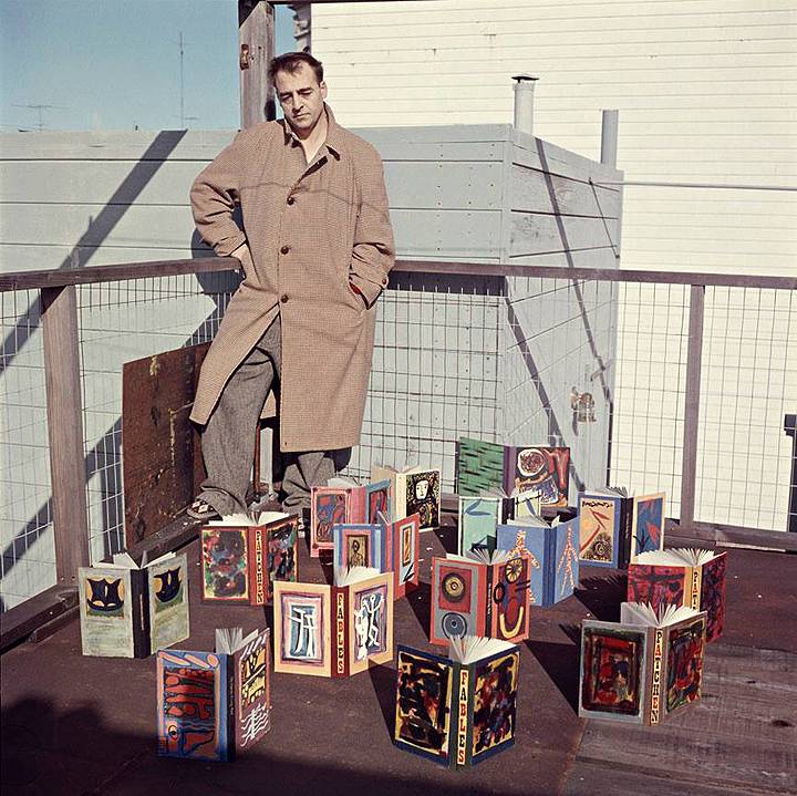2 Kenneth-Patchen-in-1957-with-a-collection-of-his-painted-books.-The-photograph-was-taken-by-the-late-photographer-Harry-Redl-on-the-rooftop-of-his-apartment-house-in-San-Francisco.jpg