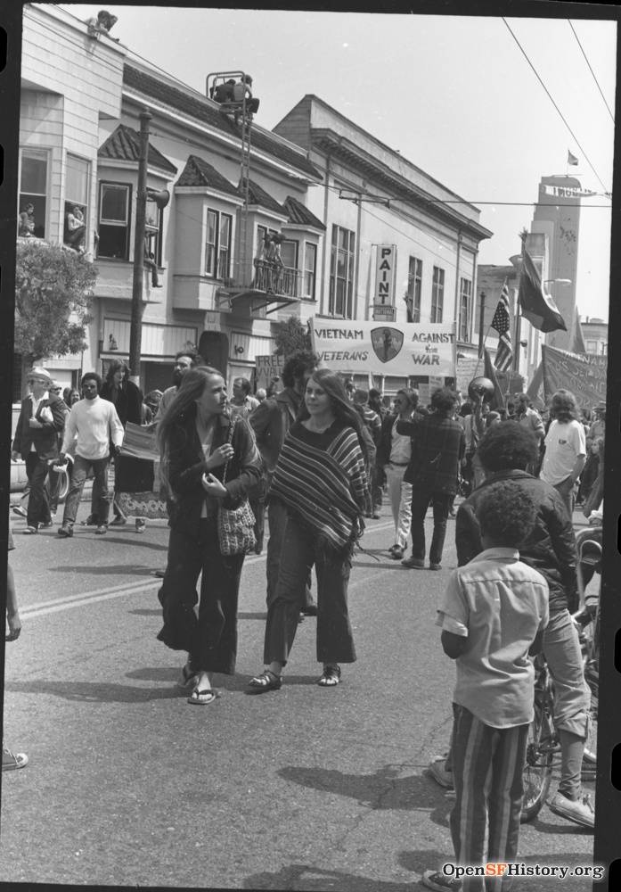 View east on Haight near Stanyan, Haight Theatre in background April 22 1972 wnp28.3239.jpg
