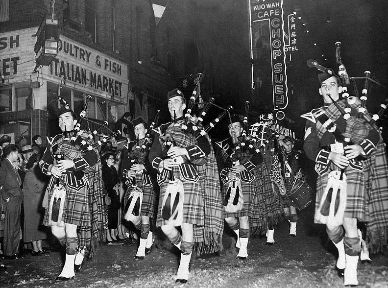 File:Bagpipers-in-Chinese-New-Years-parade SF-Chronicle,-1953-Dupont-Street-1.jpg