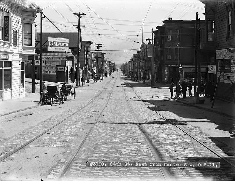 24th-east-at-Castro Sept-6-1911 U03180.jpg