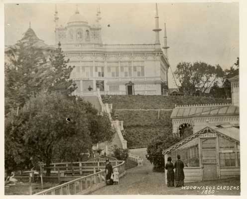 Reptile house, aviary, and restaurant in Woodward's Gardens 1880 AAA-7274.jpg