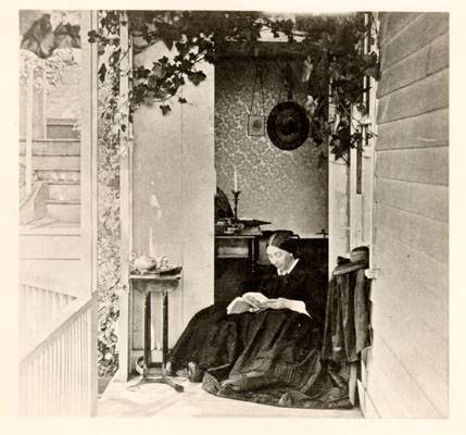 Mrs General Fremont on porch at Black Point 1863 AAC-6063.jpg