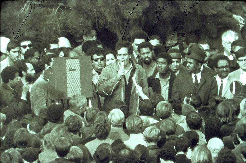 Sfsu-strike John-Levin-speaking drescher.jpg