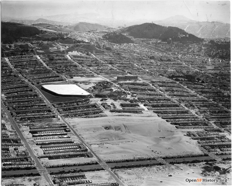 Ortega and Sunset Aerial 1941 wnp27.5515.jpg