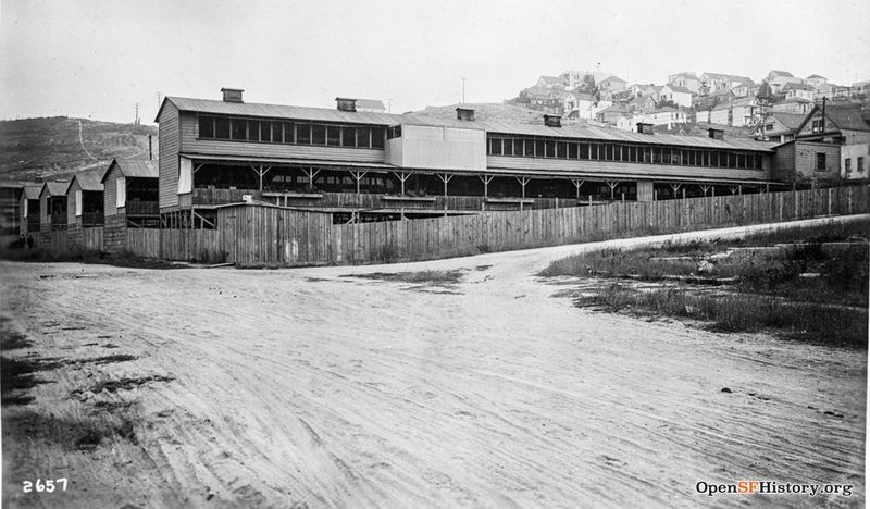 View Northeast from 22nd and San Bruno, Tubercular Hospital NE Potrero dpwbook13 dpw2657 oct 9 1915 wnp36.00943.jpg