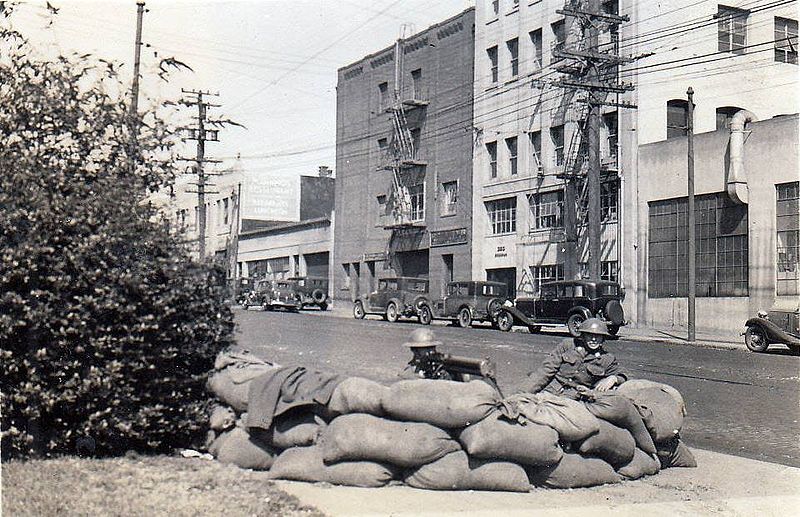 File:Machine gun nest on waterfront 1934 from Ernie Manzo Jr FB.jpg