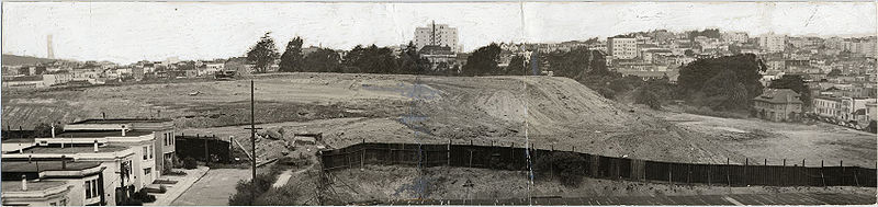 File:Calvary Cemetery after being cleared for redevelopment aug 26 1946 AAD-6133.jpg