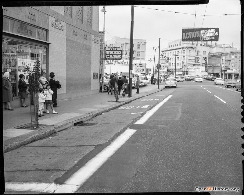 Mission & Cesar Chavez 1956 in front of Sears bldg looking north wnp32.0091.jpg