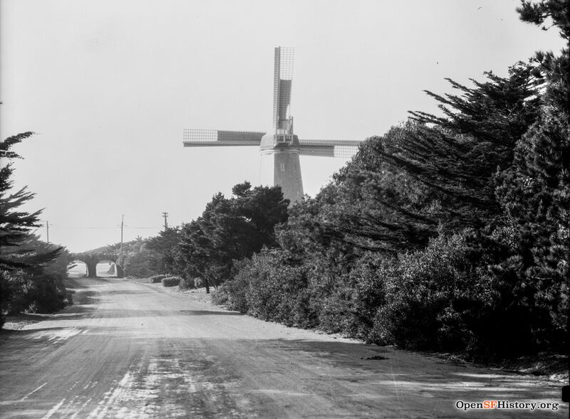 Golden Gate Park 1910s view west of rustic bridge and Murphy Windmill opensfhistory wnp26.921.jpg