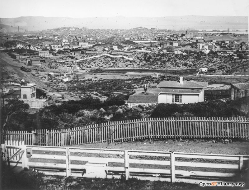 View Southeast from Valencia and Market 1870s wnp27.6318.jpg