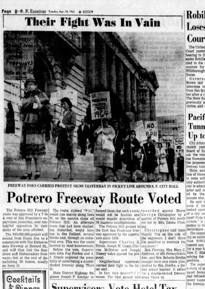 1961Apr18-SFExaminer-Potrero-Freeway-protest-CityHall.jpg