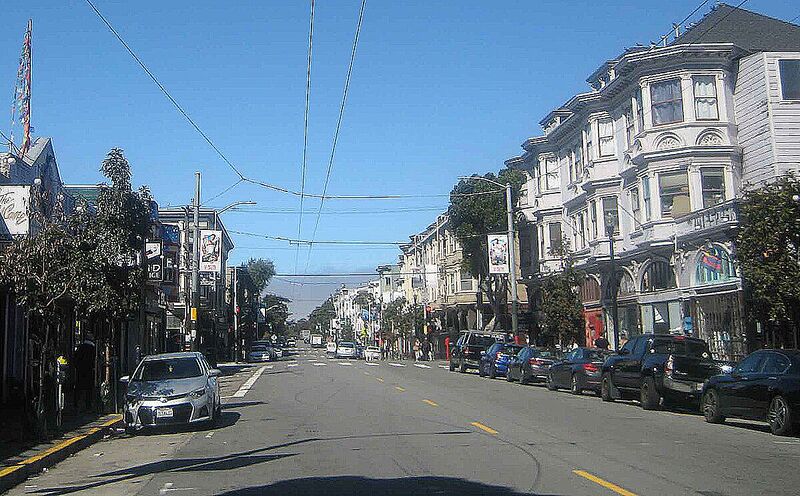 File:1199px-Haight-St-looking-west-to-Clayton.-2023.sharpened twice and cropped 2.jpg