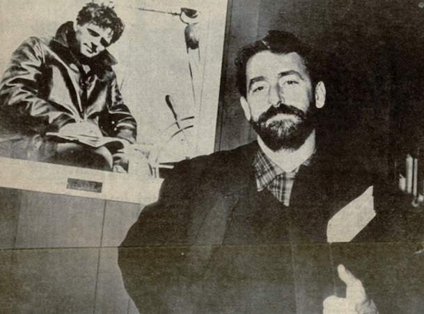 File:Dow Wilson with poster of Jack London.png