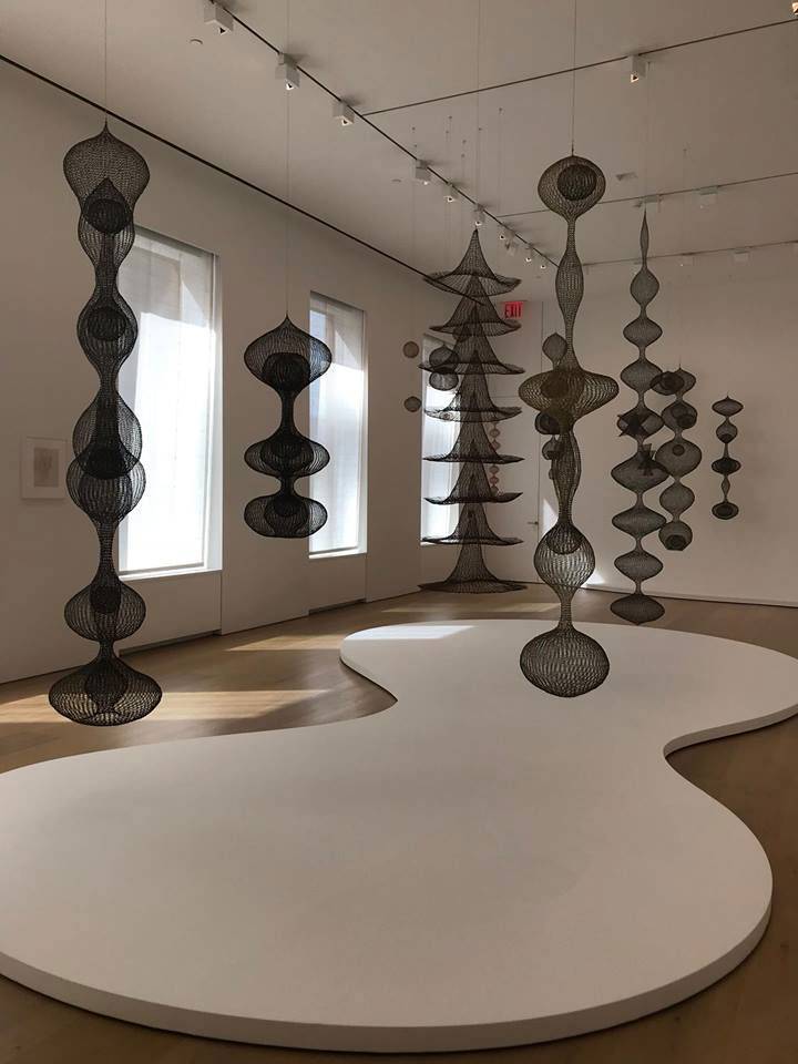 Various works by Ruth Asawa at the David Zwirner gallery in NYC.jpg