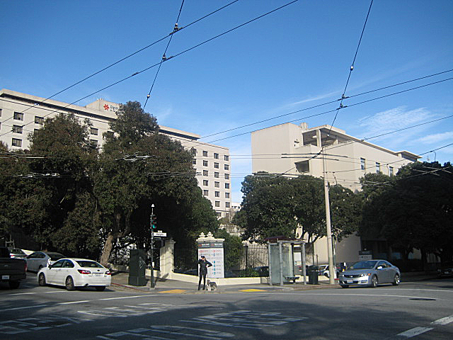 File:Stanyan and Hayes St Marys Hospital.2023. sharpened.jpg