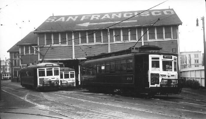 McAllister Car Barn and streetcars, circa 1937 wnp5.50764.jpg