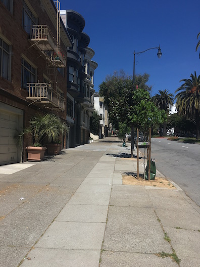 File:Wide Dolores Street sidewalks good for social distancing-Sarah Moir.JPG