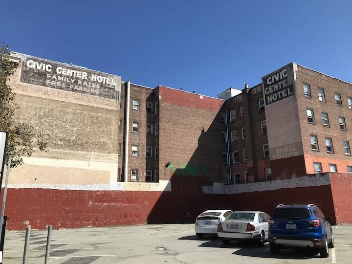 File:Bound to fall WT civic center hotel 14 oct 2018.jpg