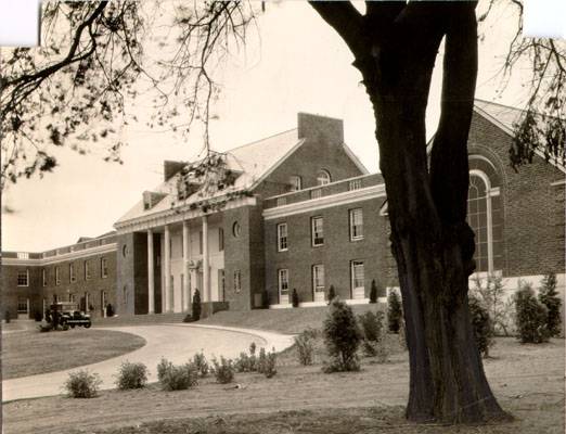 University mound exterior with drive 16 june 1932 AAD-0005.jpg