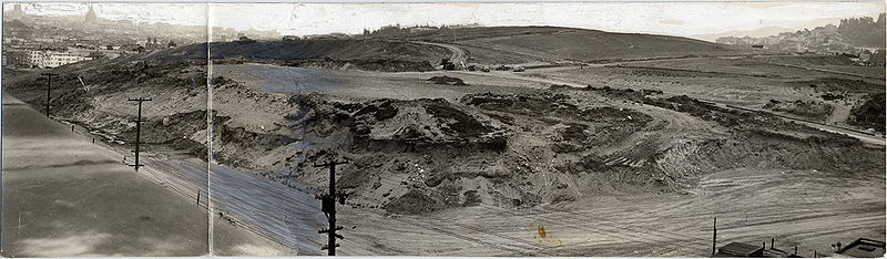 File:Calvary Cemetery after being cleared for redevelopment june 26 1946 AAD-6132.jpg