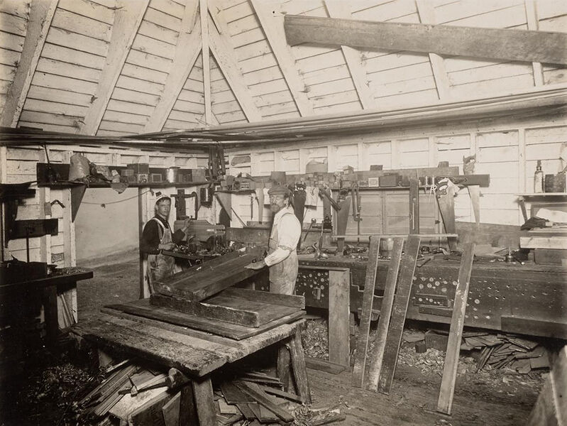 File:California Baking Company carpentry shop courtesy Society of California Pioneers.jpg