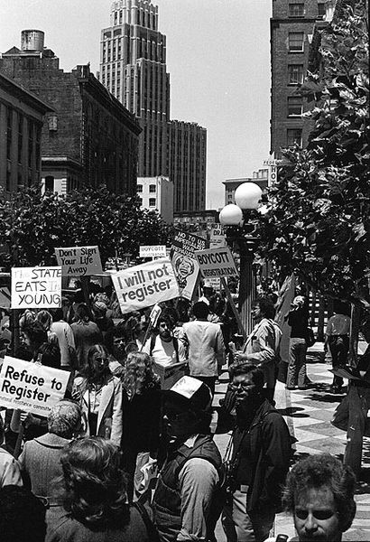 File:Anti-draft-registration-demo-seventh-Street.jpg