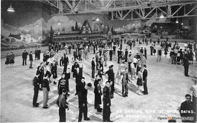 Ice skating at Sutro Baths c 1940 opensfhistory wnp37.02156.jpg