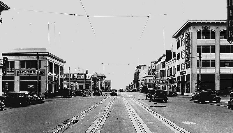 File:Van-Ness-south-at-California-w-Auto-Row-and-H-streetcar-1936-SFPL.jpg