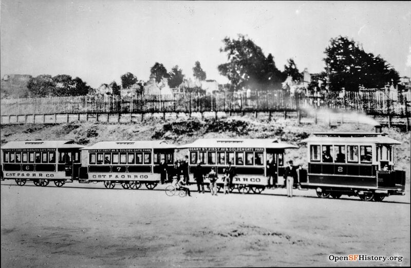 Geary Street, Park and Ocean Railroad, near Masonic Avenue c1890 wnp32.0264.jpg