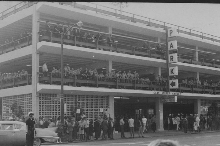 Mutual aid at parking garage oct 20 1967 draft week protest.jpg