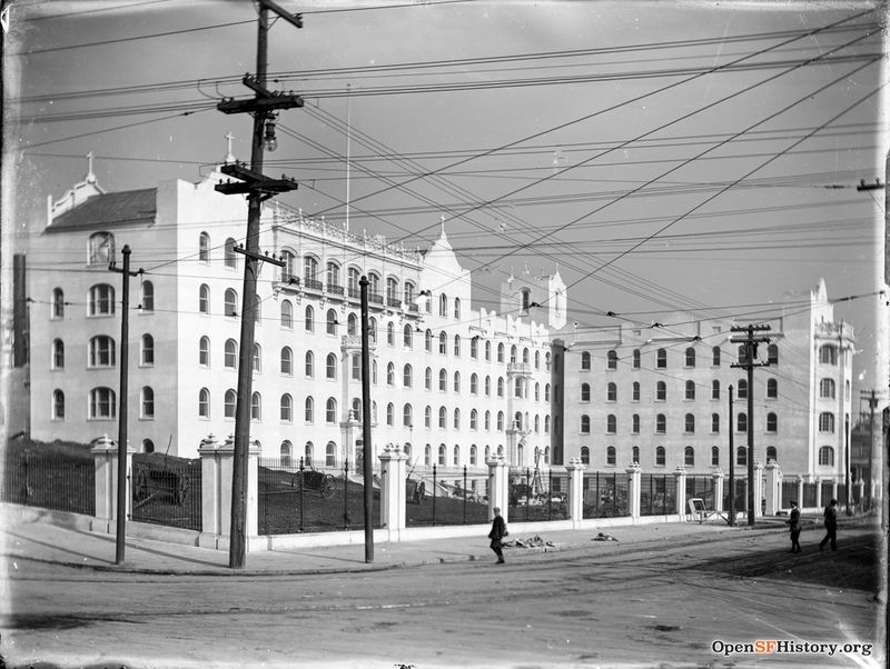 St. Mary's Hospital 1911 under construction wnp15.1628.jpg