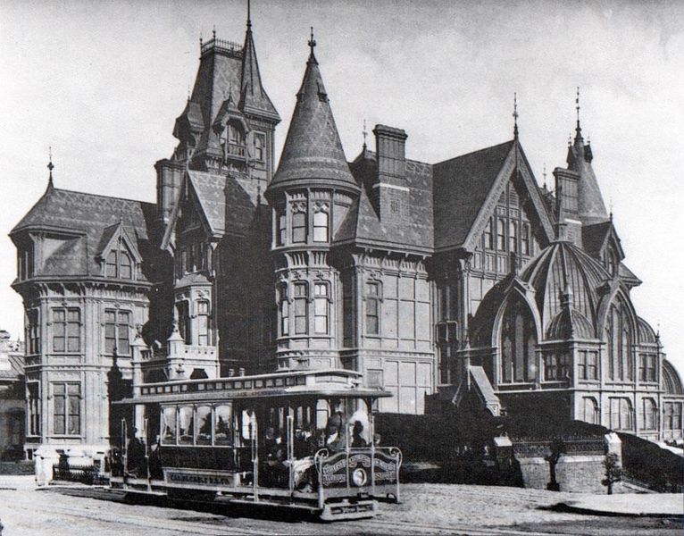 File:Mark Hopkins mansion from california Street c 1895 via Roger Rubin FB .jpg