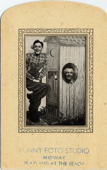 Two people posing for a Funny Foto Studio picture at Playland at the Beac AAB-9982.jpg