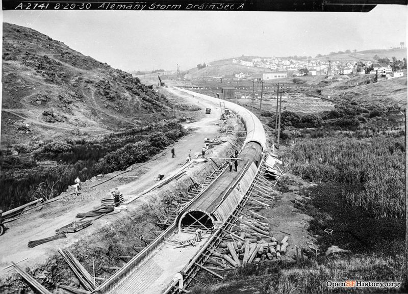 File:Alemany storm drain, looking east to Mt. St. Joseph in background West of Folsom Aug 1930--wnp36.03949.jpg