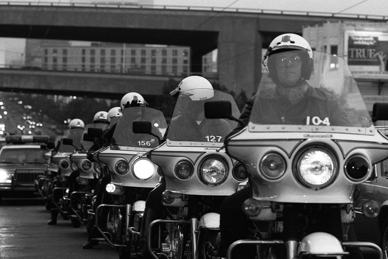 Castro Sweep motorcycle police 10-6-89.jpg